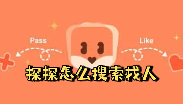 探探怎么搜索找人 探探怎么玩才能聊天